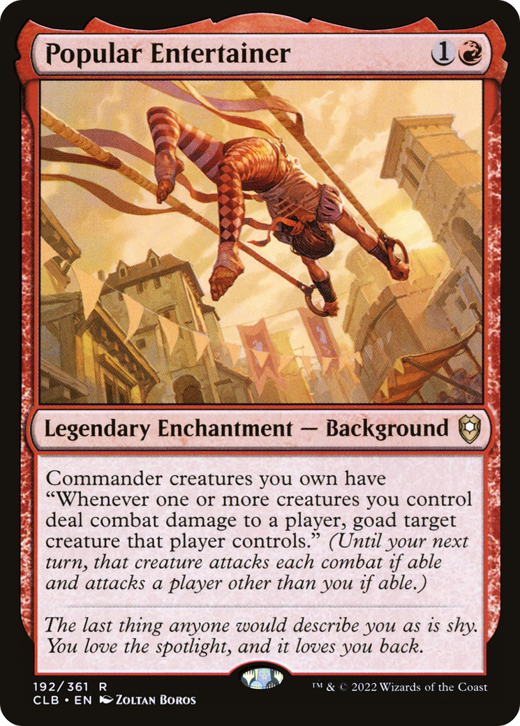 Popular Entertainer [Commander Legends: Battle for Baldur's Gate] Foil