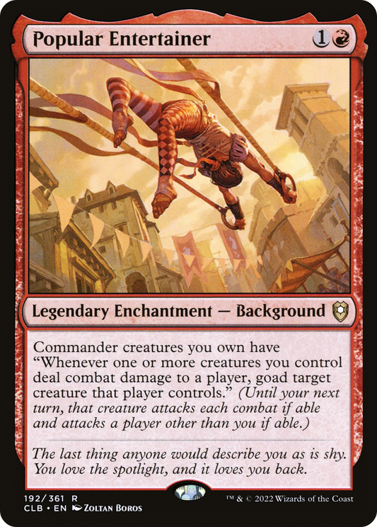 Popular Entertainer [Commander Legends: Battle for Baldur's Gate] Foil
