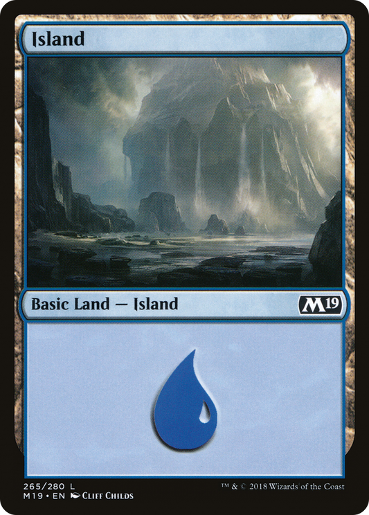 Island (265) [Core Set 2019] Foil