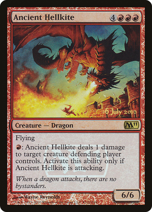 Ancient Hellkite (122★) Foil - Magic 2011 Promos