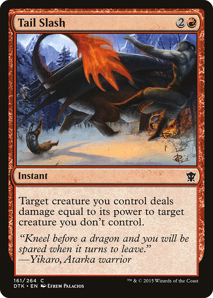Tail Slash (161) - Dragons of Tarkir