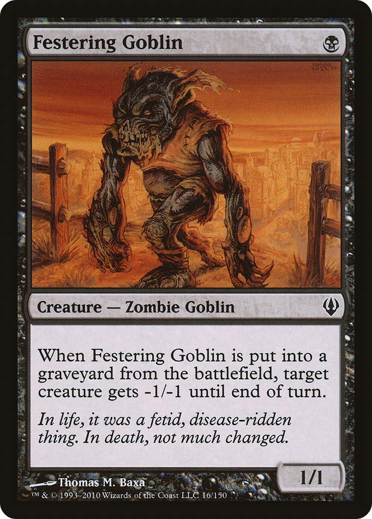 Festering Goblin (016) - Archenemy