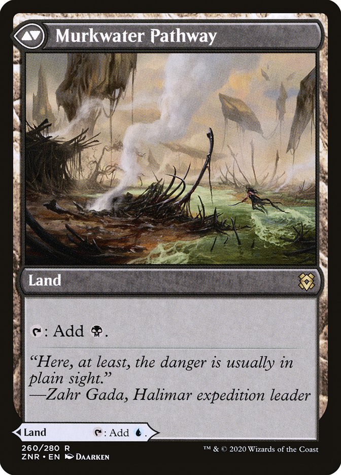 Clearwater Pathway // Murkwater Pathway (260) Foil - Zendikar Rising