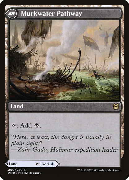 Clearwater Pathway // Murkwater Pathway (260) Foil - Zendikar Rising