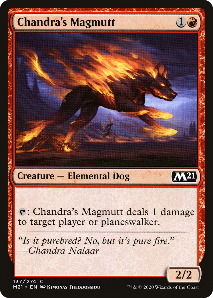 Chandra's Magmutt [Core Set 2021] Foil