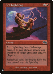 Arc Lightning [The List Reprints] | Silver Goblin