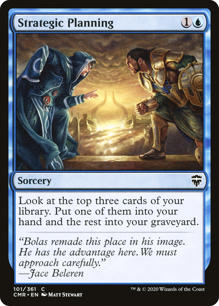 Strategic Planning [Commander Legends] Foil