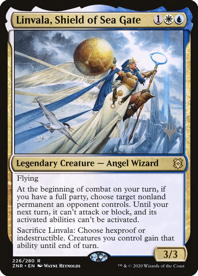 Linvala, Shield of Sea Gate (Promo Pack) [Zendikar Rising Promos] | Silver Goblin