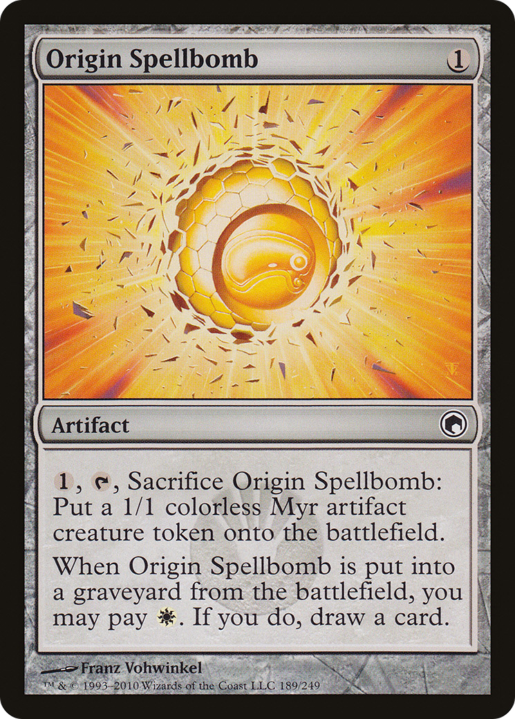 Origin Spellbomb [Scars of Mirrodin] | Silver Goblin