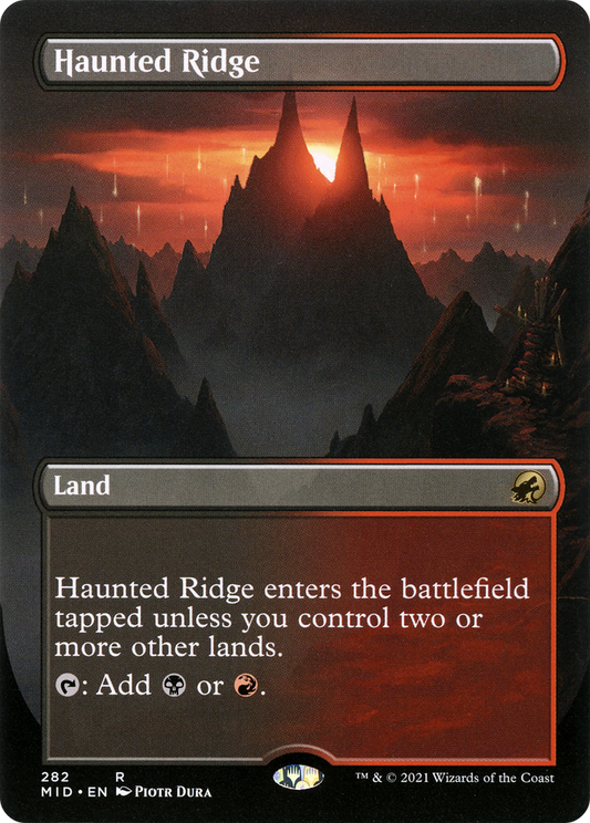 Haunted Ridge (Borderless) (282) - Innistrad: Midnight Hunt