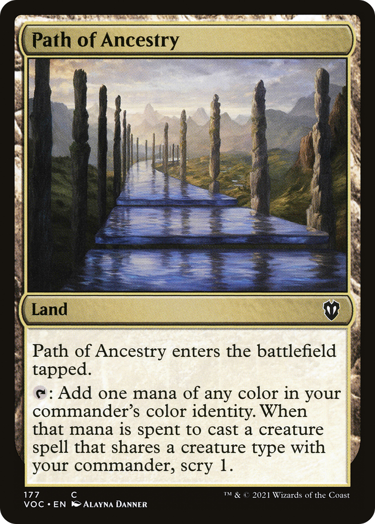 Path of Ancestry (177) - Crimson Vow Commander