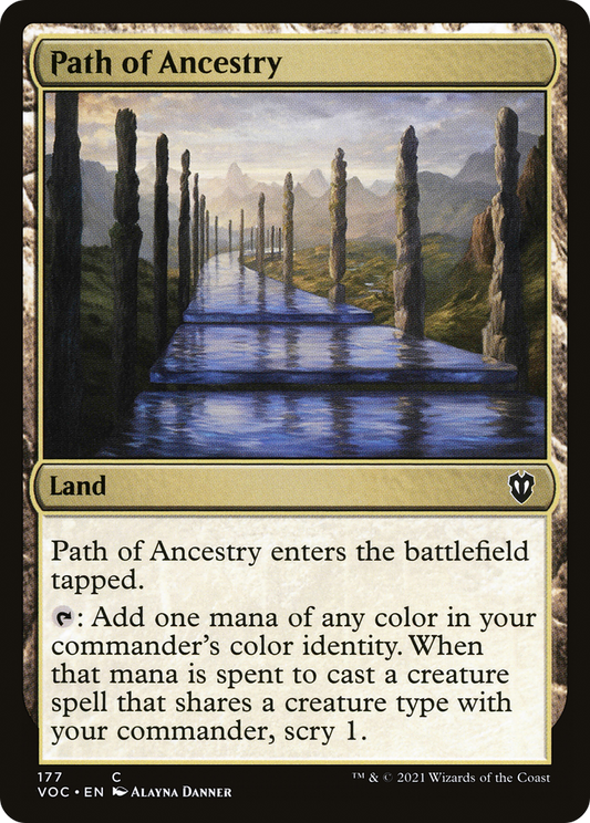 Path of Ancestry (177) - Crimson Vow Commander