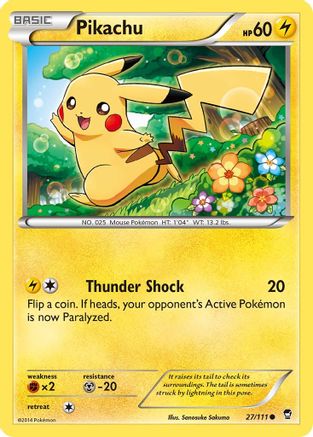 Pikachu (27) - XY  Furious Fists