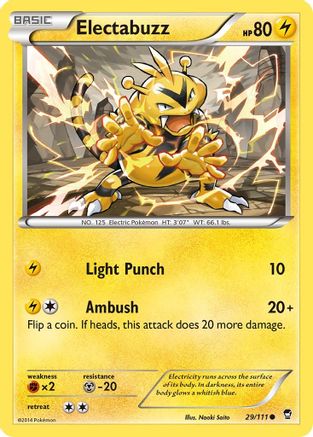 Electabuzz (29/111) [XY: Furious Fists] Reverse Holofoil