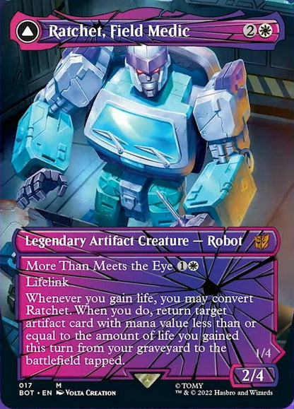 Ratchet, Field Medic // Ratchet, Rescue Racer (017) - Transformers