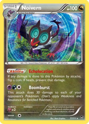 Noivern (77) Holofoil - XY  Furious Fists