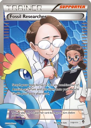 Fossil Researcher (110 Full Art) (110) Holofoil - XY  Furious Fists