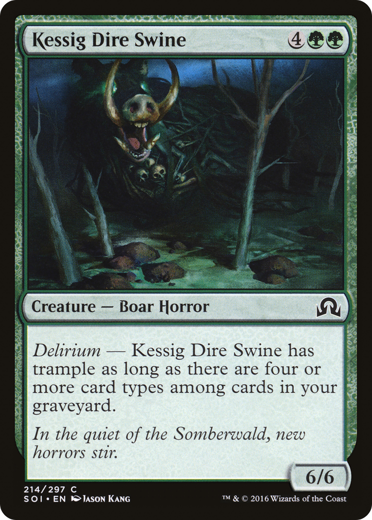 Kessig Dire Swine (214) - Shadows over Innistrad