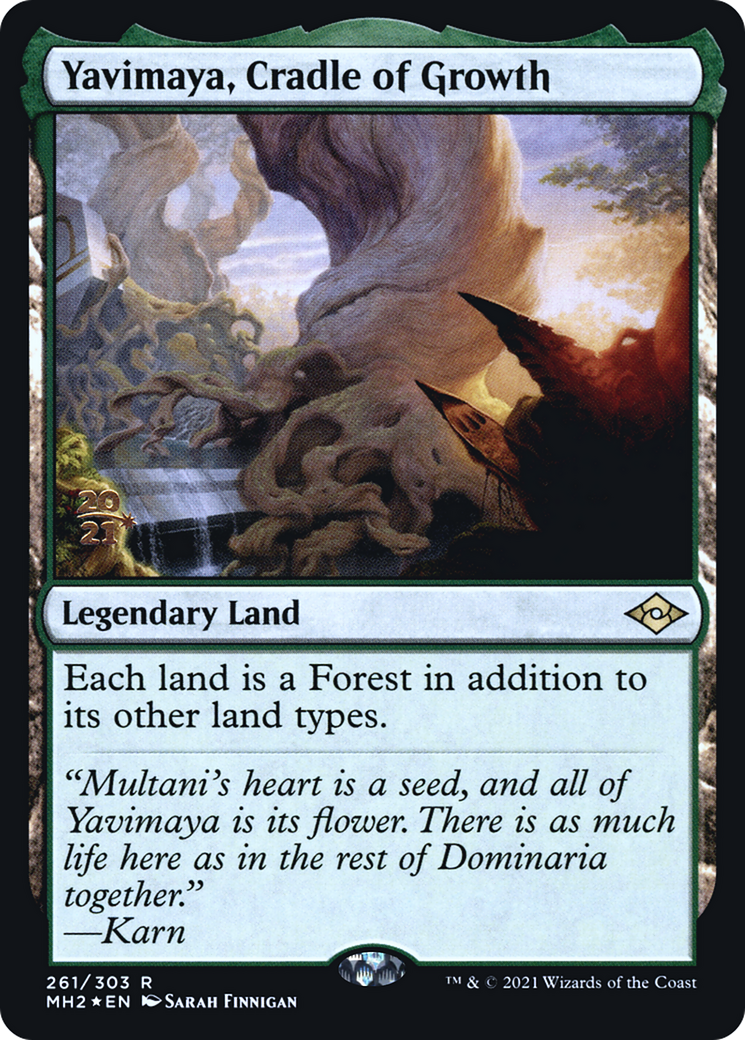 Yavimaya, Cradle of Growth [Modern Horizons 2 Prerelease Promos] | Silver Goblin