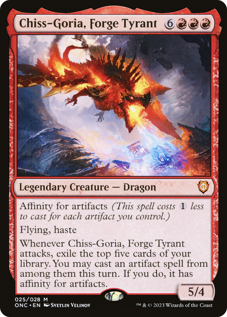 Chiss-Goria, Forge Tyrant (025) - Phyrexia: All Will Be One Commander