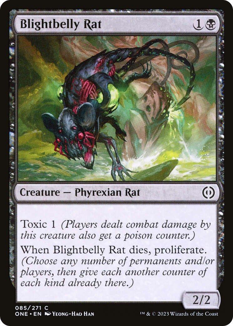 Blightbelly Rat [Phyrexia: All Will Be One] Foil