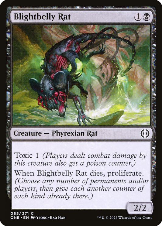 Blightbelly Rat [Phyrexia: All Will Be One] Foil