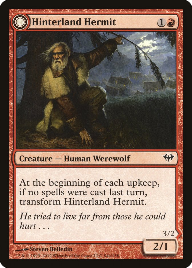 Hinterland Hermit // Hinterland Scourge (094) Foil - Dark Ascension