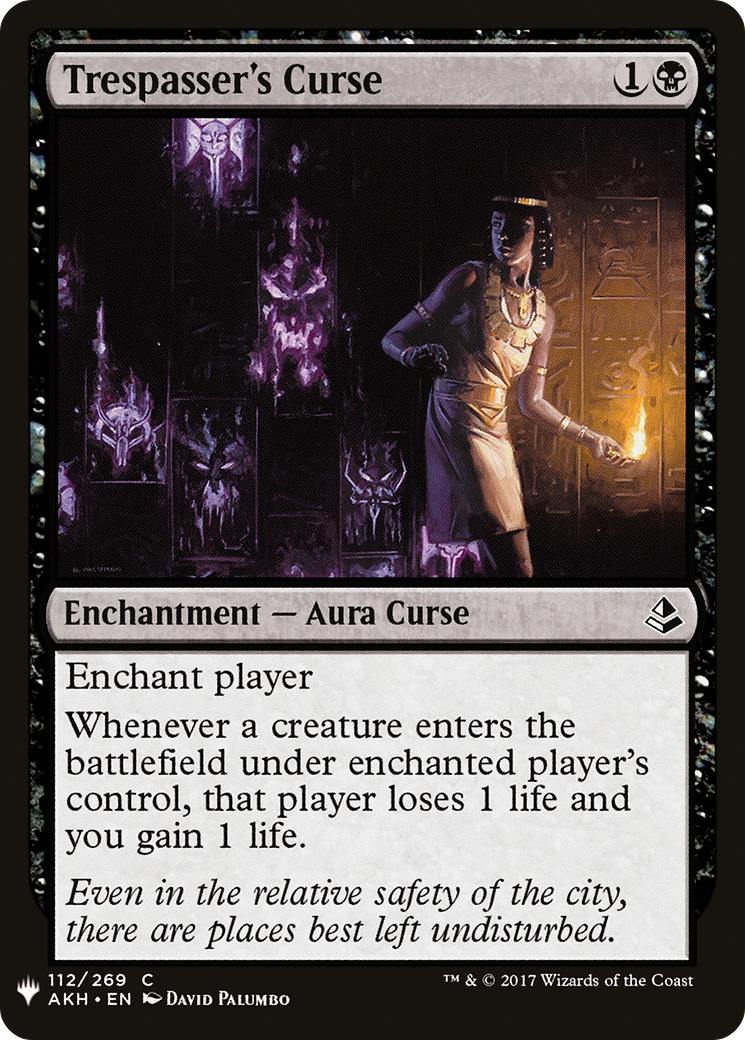 Trespasser's Curse (AKH-112) - The List