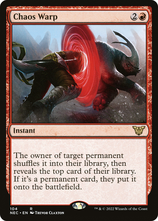 Chaos Warp (104) - Neon Dynasty Commander