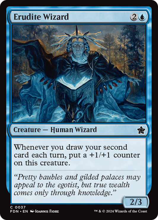 Erudite Wizard [Foundations] Foil