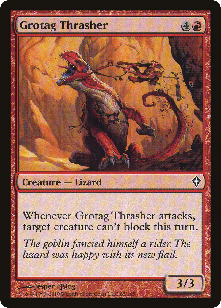 Grotag Thrasher (083) Foil - Worldwake