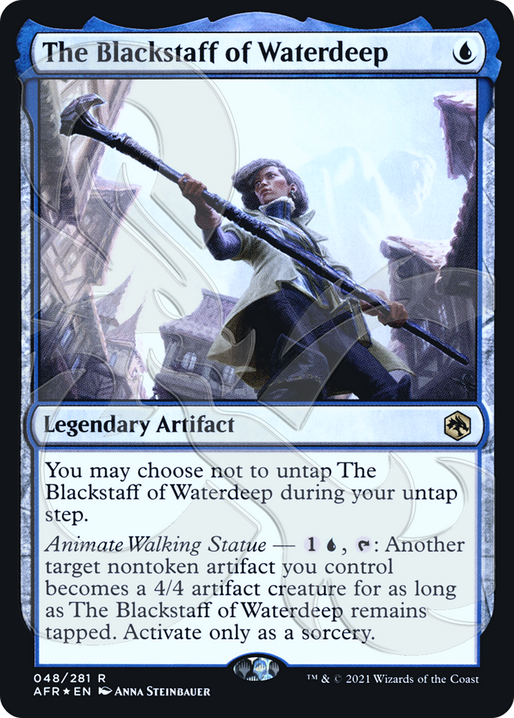 The Blackstaff of Waterdeep (048) Foil - Adventures in the Forgotten Realms Promos