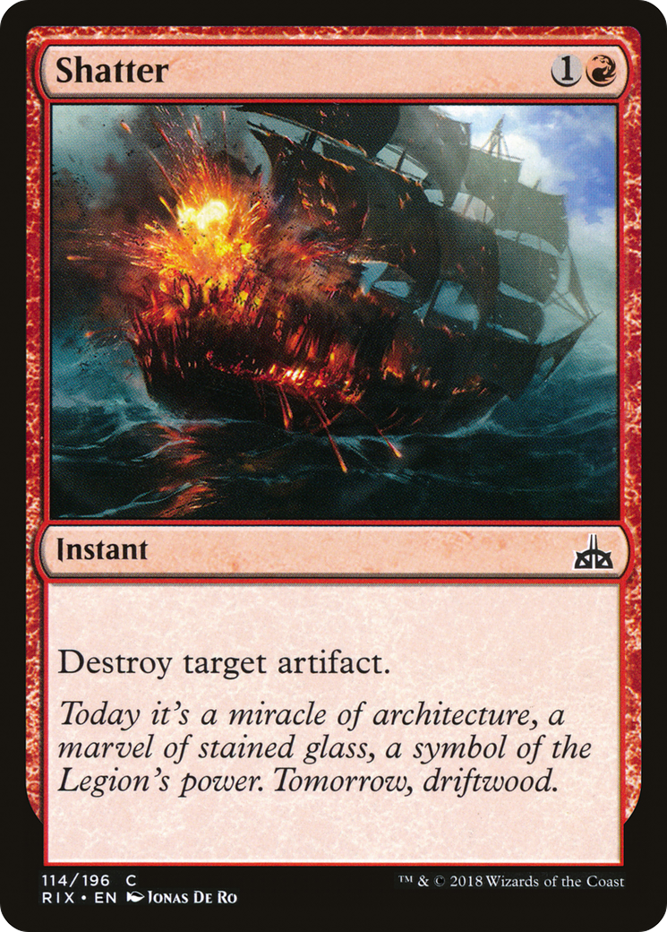 Shatter (114) Foil - Rivals of Ixalan