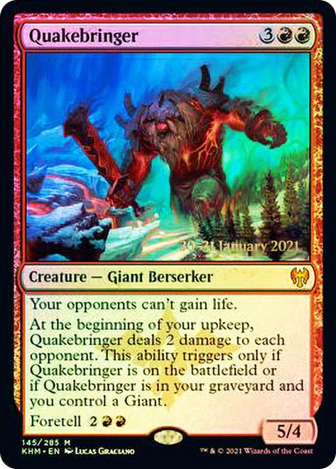 Quakebringer [Kaldheim Prerelease Promos] | Silver Goblin