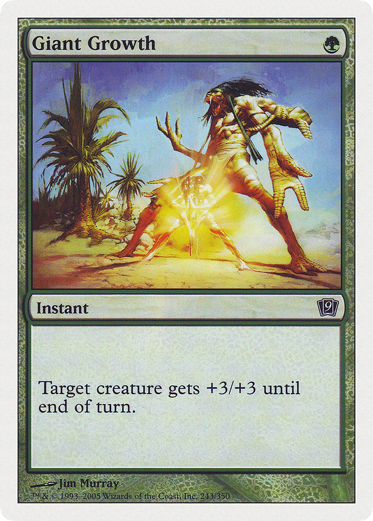 Giant Growth (243) - Ninth Edition