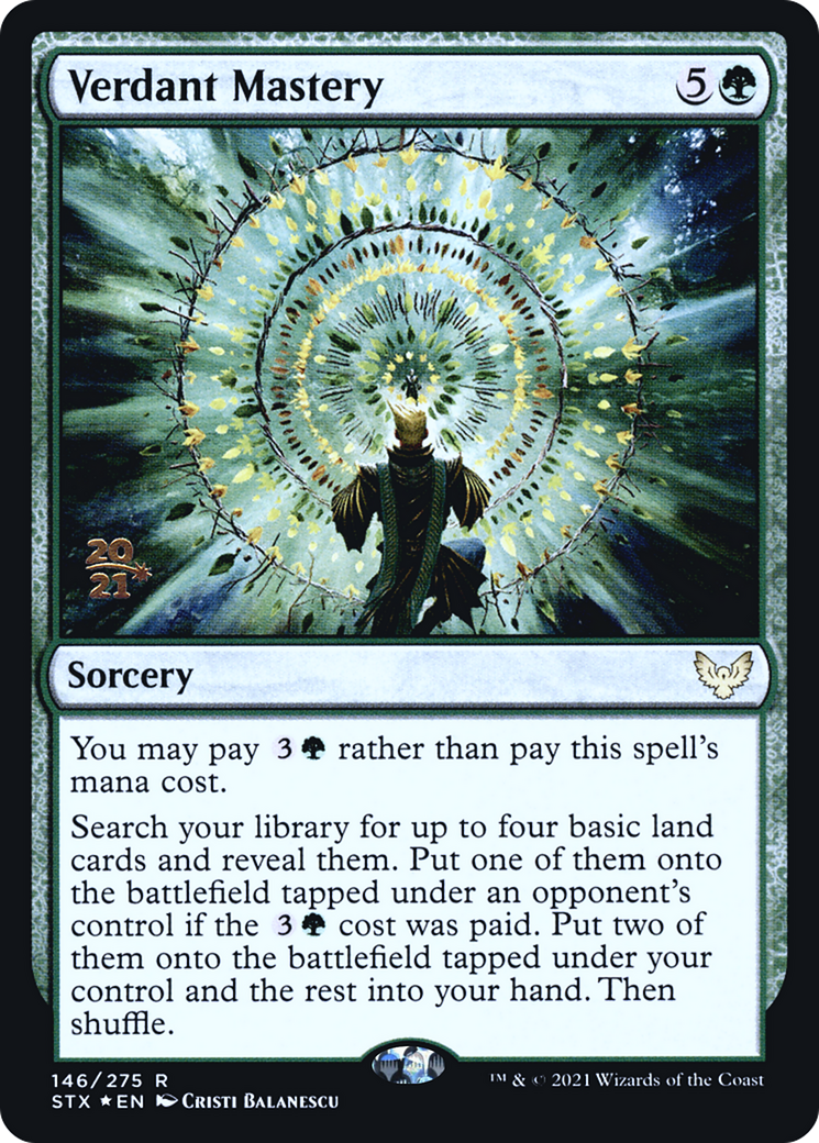 Verdant Mastery (146s) Foil - Strixhaven: School of Mages Promos