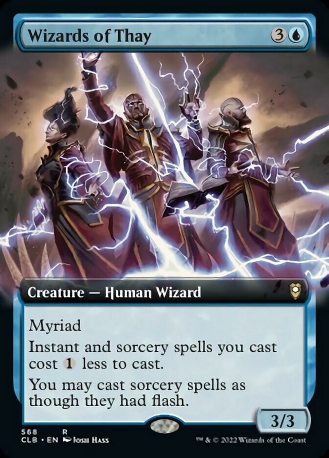 Wizards of Thay (Extended Art) [Commander Legends: Battle for Baldur's Gate] | Silver Goblin