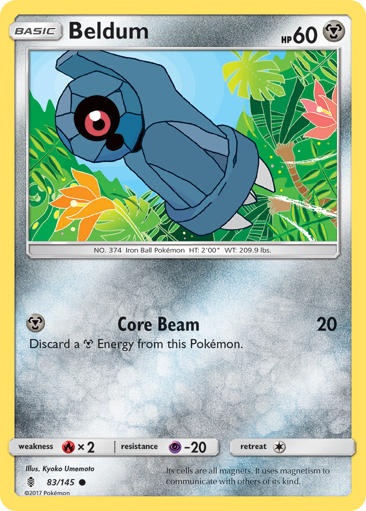 Beldum (83/145) [Sun & Moon: Guardians Rising] | Silver Goblin