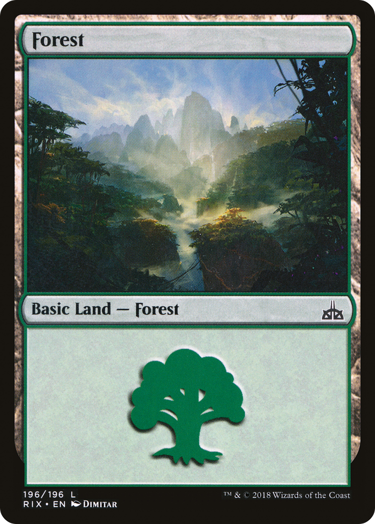 Forest (196) - Rivals of Ixalan