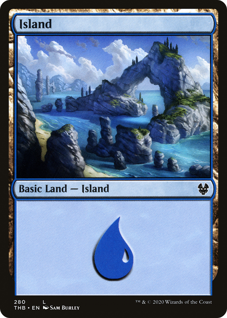 Island (280) [Theros Beyond Death] Foil