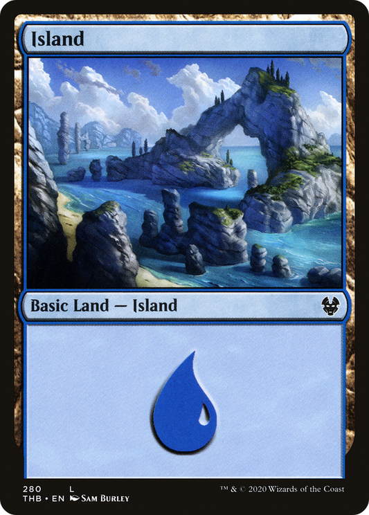Island (280) [Theros Beyond Death] Foil
