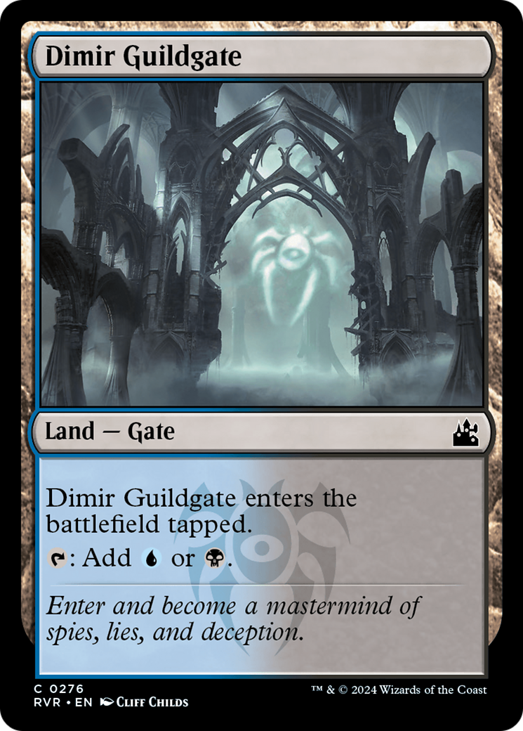 Dimir Guildgate (276) Foil - Ravnica Remastered