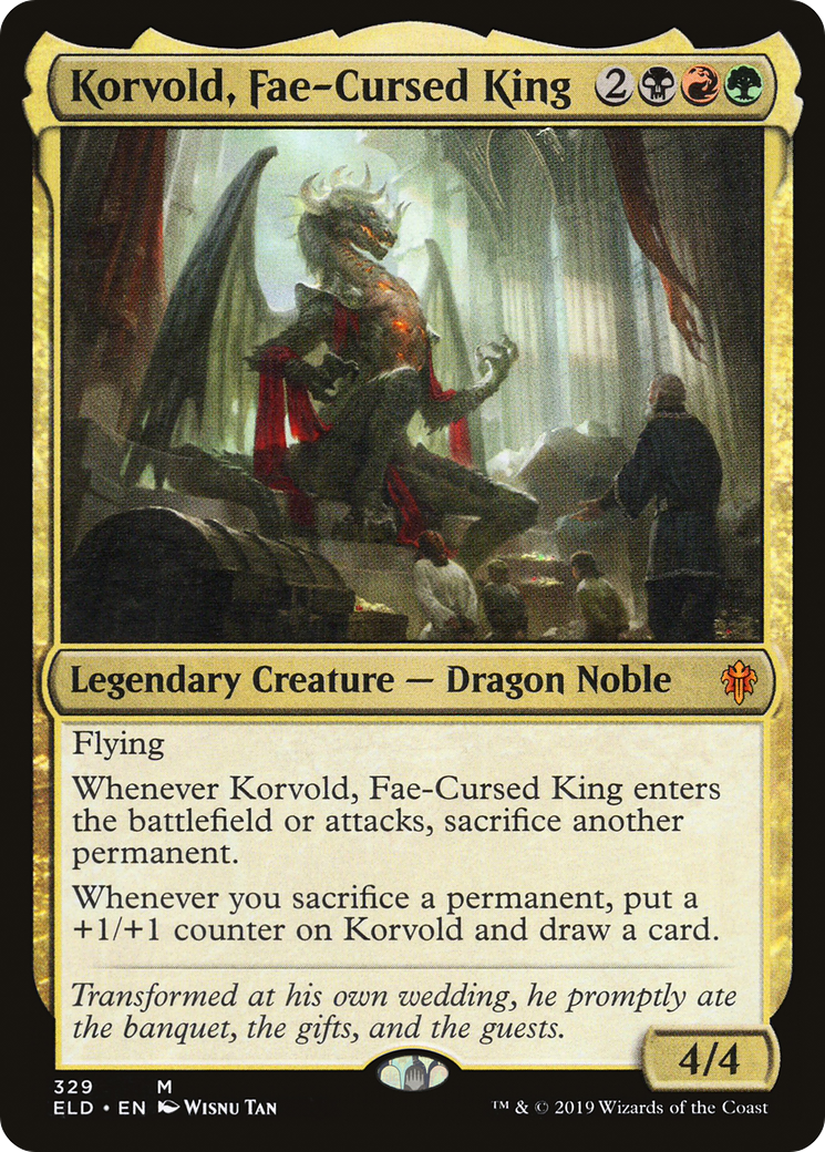 Korvold, Fae-Cursed King (329) - Throne of Eldraine