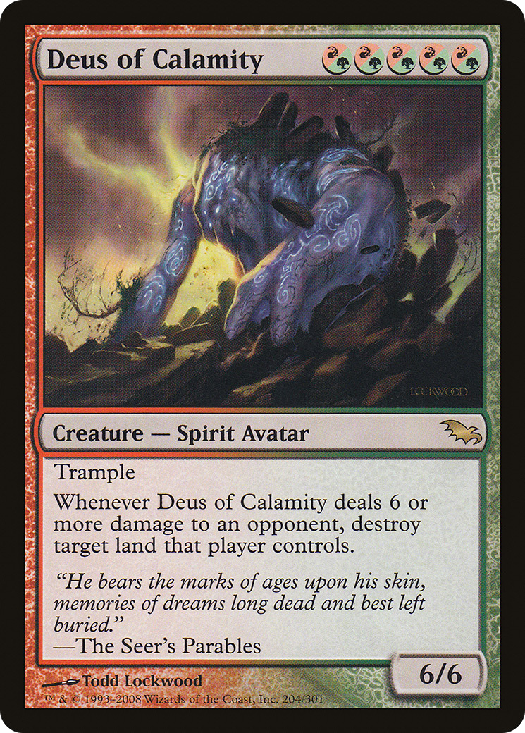 Deus of Calamity [Shadowmoor] | Silver Goblin