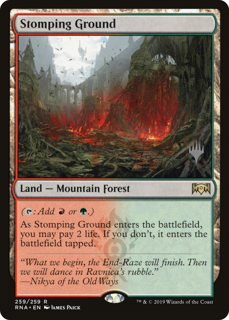 Stomping Ground (259) - Ravnica Allegiance Promos
