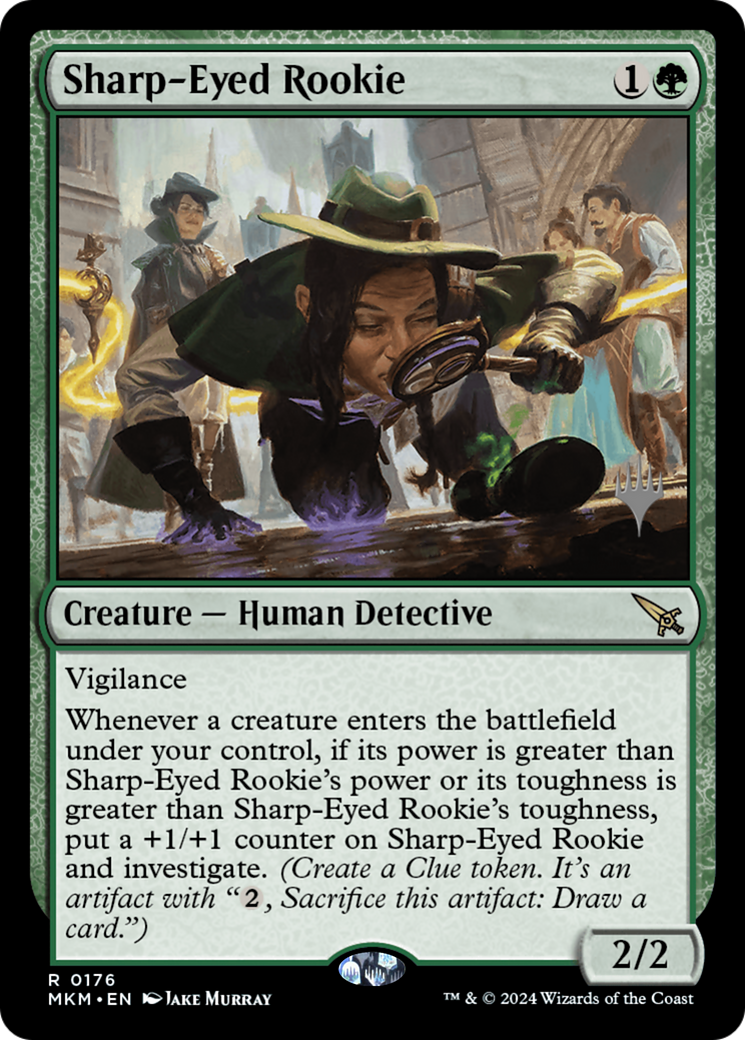Sharp-Eyed Rookie (176) - Murders at Karlov Manor Promos