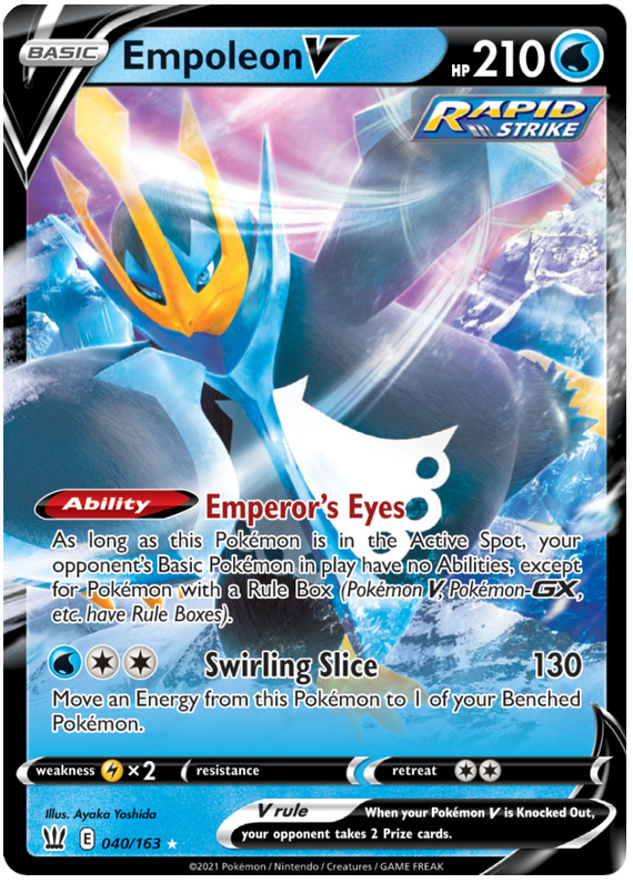 Empoleon V (040/163) [Sword & Shield: Battle Styles] | Silver Goblin