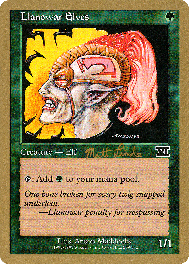 Llanowar Elves (Retro) (ml239) - World Championship Decks 1999