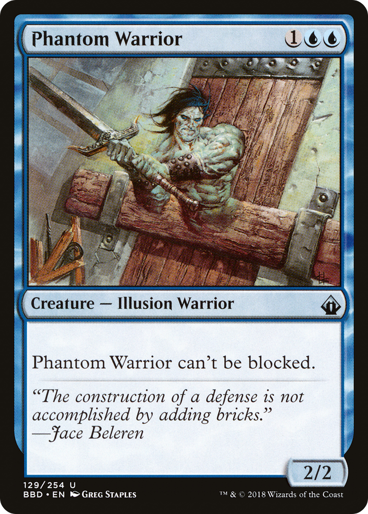 Phantom Warrior (129) - Battlebond
