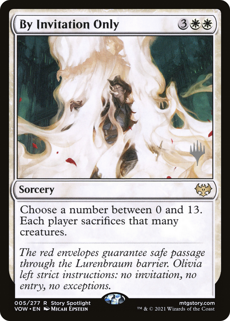 By Invitation Only (Promo Pack) [Innistrad: Crimson Vow Promos] Foil